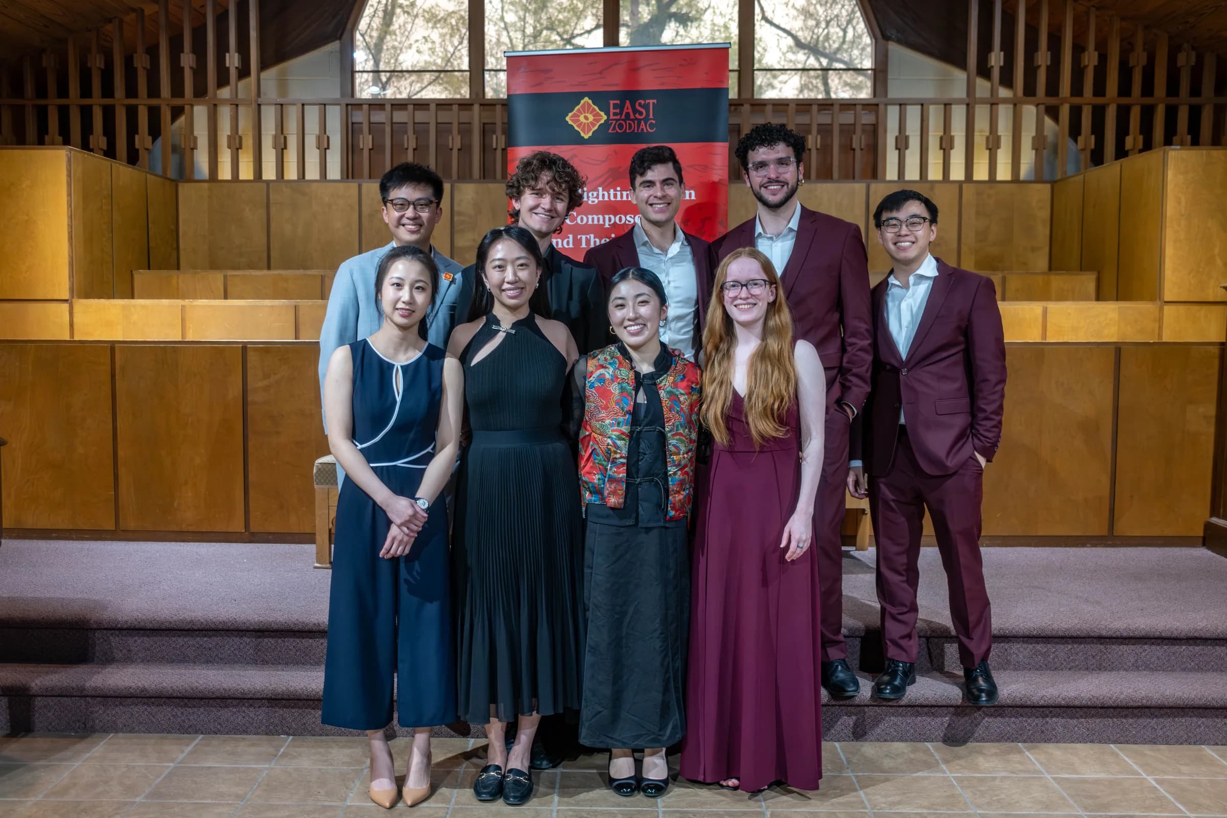 East Zodiac musicians together after the Year of the Horse premiere